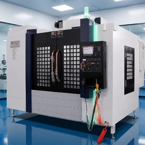 Vmc640 CNC Vertical Machining Center High Precision Machining for Aluminum Steel Parts Milling Drilling Tapping Factory Direct