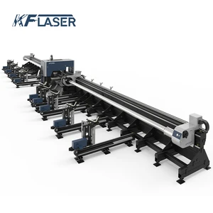 Cnc Pipe Cutting Machine Four Chucks Fiber Laser Tube Cutting Machine High Power Cutter for Tubes Stainless Steel Metal Pipes