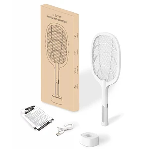 Battery-powered Electric Fly Zapper Handheld Electronic Insect Repellent Fly Swatter
