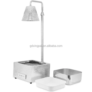 XINGPAI Elegant Silver Electric Infrared Food Heating Lamp Food Display Heat Lamp Food Warmer for Hotel Catering