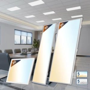 USA Stock Commercial Smart Recessed Panel Lamp 60X60 Aluminum Square Rectangle Ceiling Ultra Slim Led Panel Light
