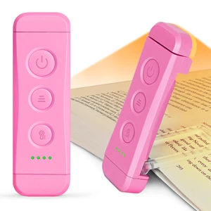 Wholesales Glocusent Clip on Book Reading Light Rechargeable Long Lasting LED Book Mini Reading Light Lamp Perfect for Reading