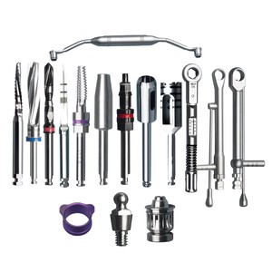 Dental Drill & Accessories Dental Implant Drill Bits Dental Lab Micro Motor Handpiece Drill Burs Pointer Locator Kit Set Price For Sale