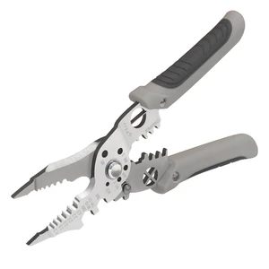 1pc Industrial Grade Electrician's Metric Wiring Pliers Multi-Functional Crimping Cutting Carbon Steel Fixed Plastic Molded
