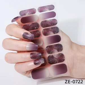 New Nail Products Premium Sepcial Watercolor Nail Art Painting UV Gel Color Nail Wraps Stickers