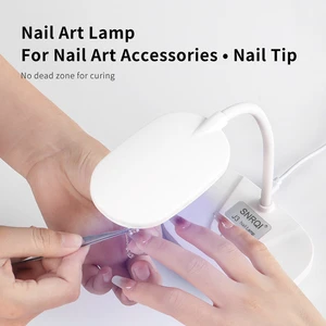 SNRQI OEM ODM High Quality Led UV Lights Clip-on Flexible Gel Gooseneck Lamp Nail Table USB Nail Table Lamp Gel Light Lamp