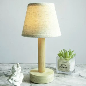 Modern Vintage Fabric Night Light Custom Bedside Lamp for Hotel Home Decorative Handmade Table Lamp