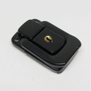 Deron Black Metal Toggle Box Lock Latch Safe Protection for Bag Parts Accessories Chest Luggage Suitcase Hasp Lock