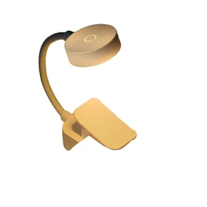 New Flexible Square LED Clip Reading Lamp DC USB Rechargeable PVC Eye Care Study Desk Light Portable Student Reading Lamp Gift