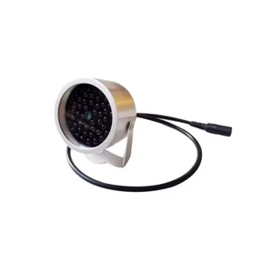Professional 940nm Invisible Infrared Fill Light Black Lamp B/W CCTV Camera