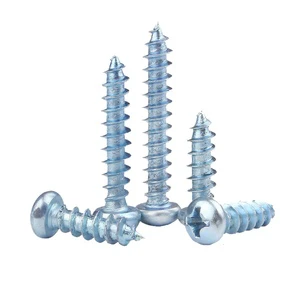 Stainless Steel Nickel Aluminium Metric Self Tapping Screws for Wood with Anti-Corrosion Finish and Custom Sizes