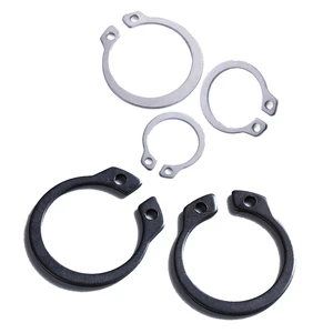 DIN471 External Spiral Circlips Self Lock Shaft Retaining Rings Stainless Carbon Steel Black Oxide Oval Washer Snap Ring