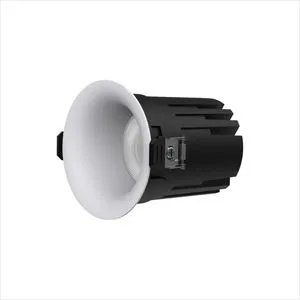 Borderless Spotlight Embedded Latex Paint Same Color Vintage Cream Style Anti-glare Downlight