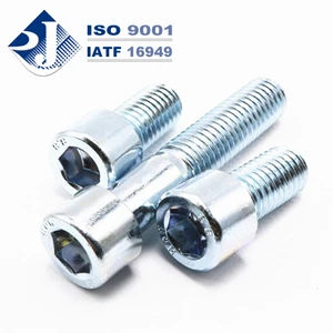 High Strength Round Head Bolt Metric Zinc Plated Stainless Steel/Titanium Hex Socket Head Screws M3-M18 Factory