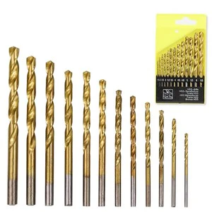 13-Piece Professional Steel Masonry Drill Bit Set Carbide Twist Bits with Professional Drill Tips for Glass Metal Tile Concrete