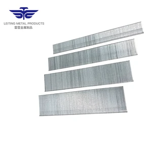 F50 T50 Zinc Plated Silver Iron Smooth Shank Industrial Grade Durable Brad Nails F20 F35 Pneumatic Gun 30Mm F30 18 Ga