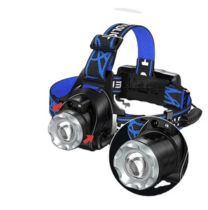 USB sensor head mounted light t6 strong light rechargeable headlamp led zoom outdoor headlight