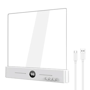 2026 New Rechargeable Book Lights Reading LED Flexible Flat Panel Full Page Eye Protection Bed Night Reading Lamp Room