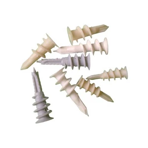 YIFANG YF-PWA1010 100 lb White Best Heavy Duty Threaded M4 TiCN Coated High Load Capacity Flat Head Concrete/Plaster Self Anchor