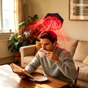 Portable 660nm 830nm Red Light Therapy Helmet Red Near Infrared Light Therapy Cap For Full Head Hair