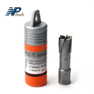 Naipu HSS and TCT Annular Cutter Universal Shank Magnetic Drill Bit with 35/50/75/100 Cutting Depth