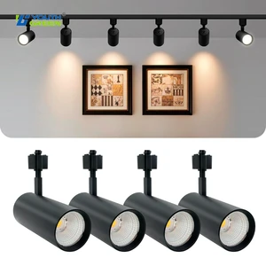 Shenzhen Youth Green Lighting Wattage CCT Selectable LED Track Head Lights Dim COB Chips 10W 15W 20W 25W 30W Spot LED Lights