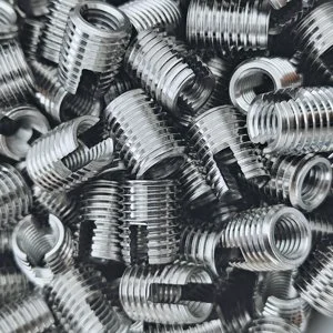 304/316 Stainless Steel Self-Tapping Thread Inserts Threaded Bushings Type 302 Slotted Type M3-M12 Grade 4.8 Strength Mainland