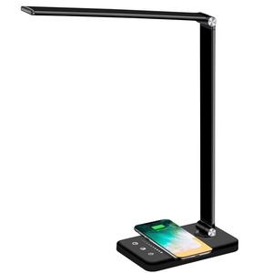 Morden Multifunctional Led Desk Lamp with Wireless Charger Fast for Reading