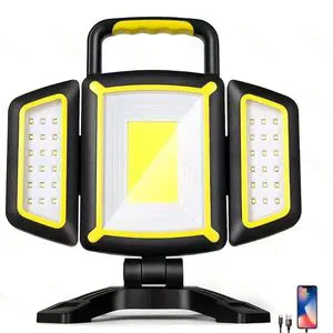 Portable Rechargeable LED Working Light Magnetic Battery-Powered Light for Workshop Garage Camping Car Repair