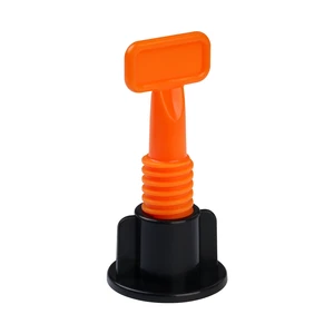 T-ype Tile Leveling System Clip 3mm Ceramic Spin Make Level Durable For Many Times Tile Accessories Wedges Steel Needle Spin