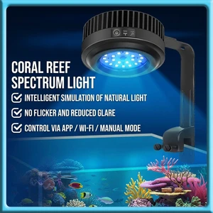 Jebao MRL Series Full Spectrum LED Aquarium Light Luxury Coral Reef Tanks Stainless Steel Construction Energy Saving Ultra Quiet