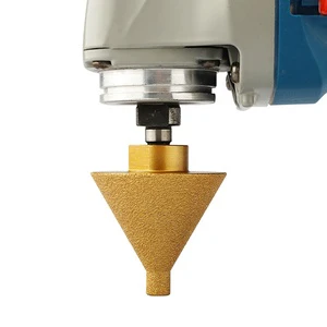 TGS Diamond Beveling Chamfer Drill Bits Vacuum Brazed Milling Bits for Trim & Enlarge Exit Hole Existing Drill Bit Product