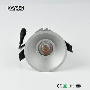 12W Modular Recessed Aluminum LED Downlight CCT Dimmable 75mm Cutout Hole IP44 Commercial Lighting for Hotel Living Room Home