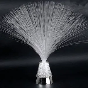 High Quality RGB Fiber Optic LED Christmas Light Battery-Operated Remote Control Plastic Lamp Body for Home Office Decoration
