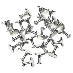 Custom Size M2-M8 Flat Head Solid Aluminum Rivet OEM Aluminum Alloy Rivet for Metal Joining with Low Price