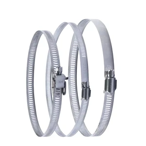 2026 Hot Sale 304 Stainless Steel Snap Cable Tie Quick Release Hose Clamp with Throat Band Screw for Pipe Clamps