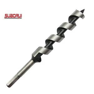 SUBORUI Drill Bit Manufacturers High Carbon Steel Woodworking Drill 25mm Hex Wood Auger Drill Bit for Wood Deep Boring