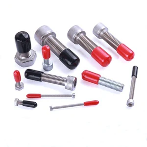 Soft Nut protection PVC End Cap Plastic Dust Cap Screw Protector Thread Protector End Cap