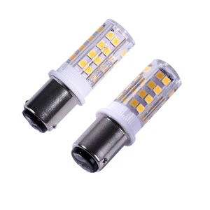 Sewing Machine Light Bulb Double Contact BA15D Push in Bulb Daylight White 6000K Base Replacement for Sewing Machine