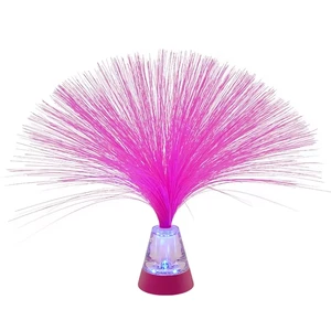 J&R Hot Sale LED Fiber Optic Glitter Light Star Shape Handmade Modern Style Multi Color Night Light for Christmas Party Supplies