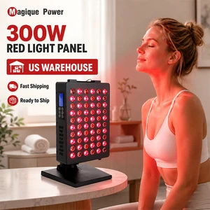 US Local Magique Power 630 660 810 850 940nm 5 Wavelength Infrared Led Red Light Therapy Panel with Over 100 Irradiance