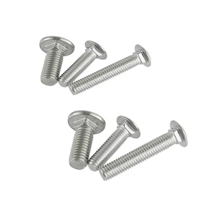 Custom Fasten Metal Stud Bolts And Nuts Manufacturers Ss 304 Carriage Bolt