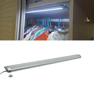 Modern LED Drawer & Cabinet Lights 12V IR Door Sensor 40cm Invisible Install Dimmable 6000K Daylight PC Shade Closet/Wardrobe