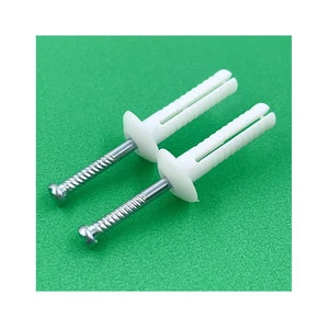 YZ-A003 Factory Price Hammer Fixing Anchor Nylon Plastic Expansion Anchor Concrete Anchor with Zinc Screw