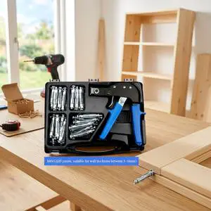 Most Popular Steel Expansion Screw Bolt Gypsum Board Hollow Wall Anchors Kit with Tool Plastic Anchor Nylon