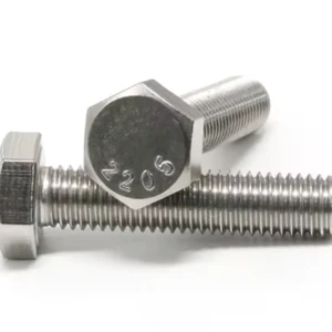 DIN931 Stainless Steel 316 Hex Bolt M20 M24 High Tensile Structural Screw Fastener for Railway Bridge and Steel Building Project