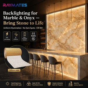 Super Long 10m Roll LED Sheets Lights CCT Dual Cuttable Light Led Sheets For Home Decor Translucent Stone Curved Ceiling