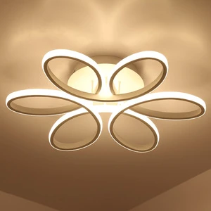 Black Gold LED Ceiling Lamp Bedroom Living Room Kitchen Bar Balcony Stair Corner Home Decorative LED Lighting Lustre