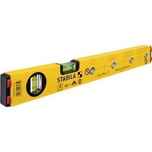 STABILA 70 Electric Spirit Level 43 cm Aluminium Yellow 0.5mm/m Accuracy
