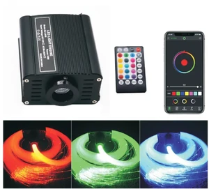 Individual Colorful Fiber Optic Night Lights with LED Star Aluminum Body New Fibre Optic Lighting Engine Strains